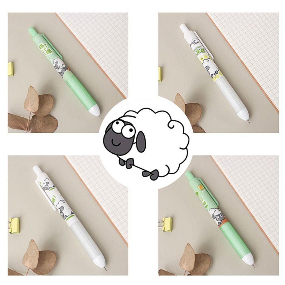 LAYOR1 Set 6 Bút Mực Gel Họa Tiết Hoạt Hình Dễ Thương