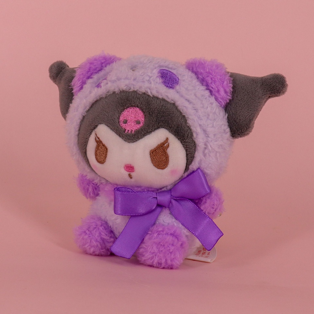 SANRIO Móc Khóa Búp Bê Nhồi Bông Mềm Mại Đáng Yêu