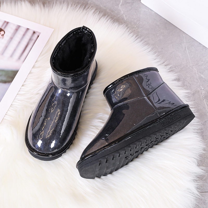 Giày Bốt Cổ Cao Đến Mắt Cá Chống Trượt Không Thấm Nước Thời Trang Cho Bạn Gái