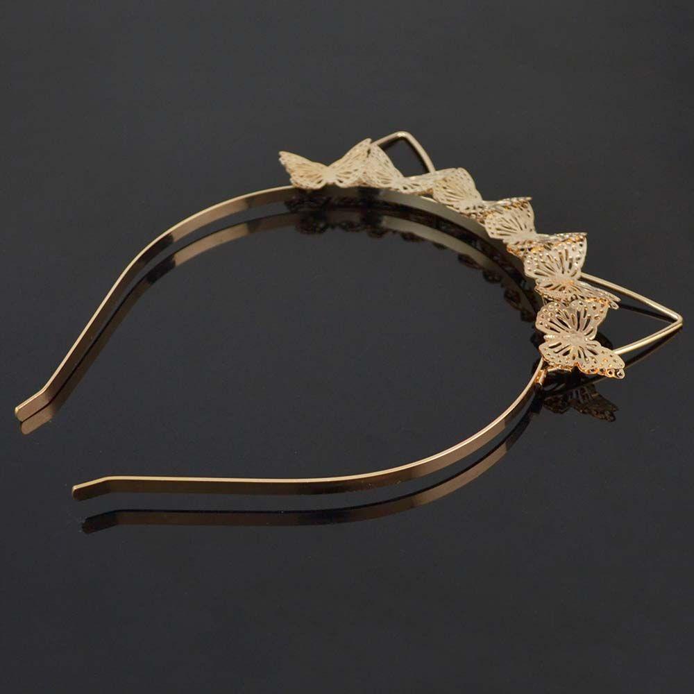 ANEMONE Băng Đô Cài Tóc Hình Tai Mèo / Bướm / Lá Cây Kiểu Vintage Dễ Thương Cho