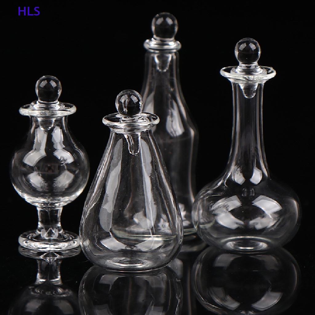 Hũ Thủy Tinh Đựng Kẹo Mini Tỉ Lệ 1 / 12 Trang Trí Nhà Búp Bê