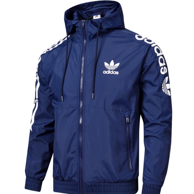 Áo Khoác Thể Thao Adidas Có Mũ Trùm Chất Lượng Dành Cho Nam 100%