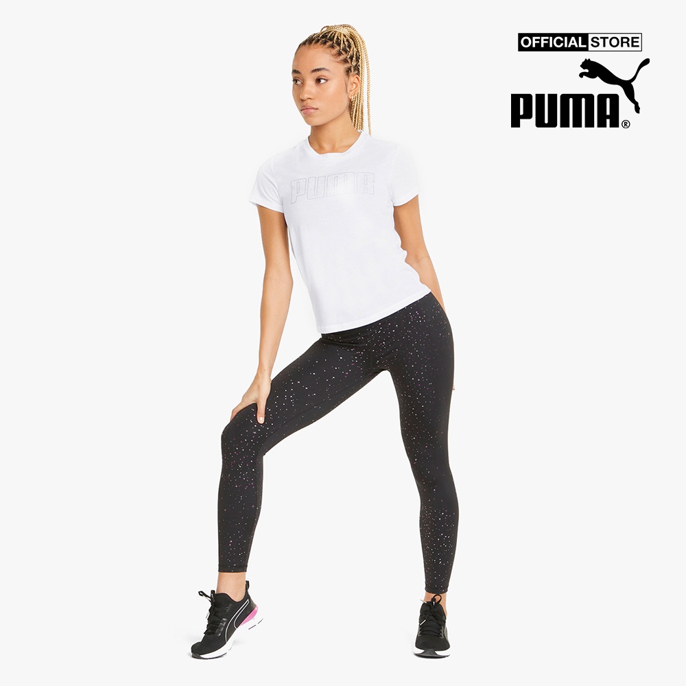 PUMA - Áo thun thể thao nữ tay ngắn Stardust Crystalline Training 521374-02