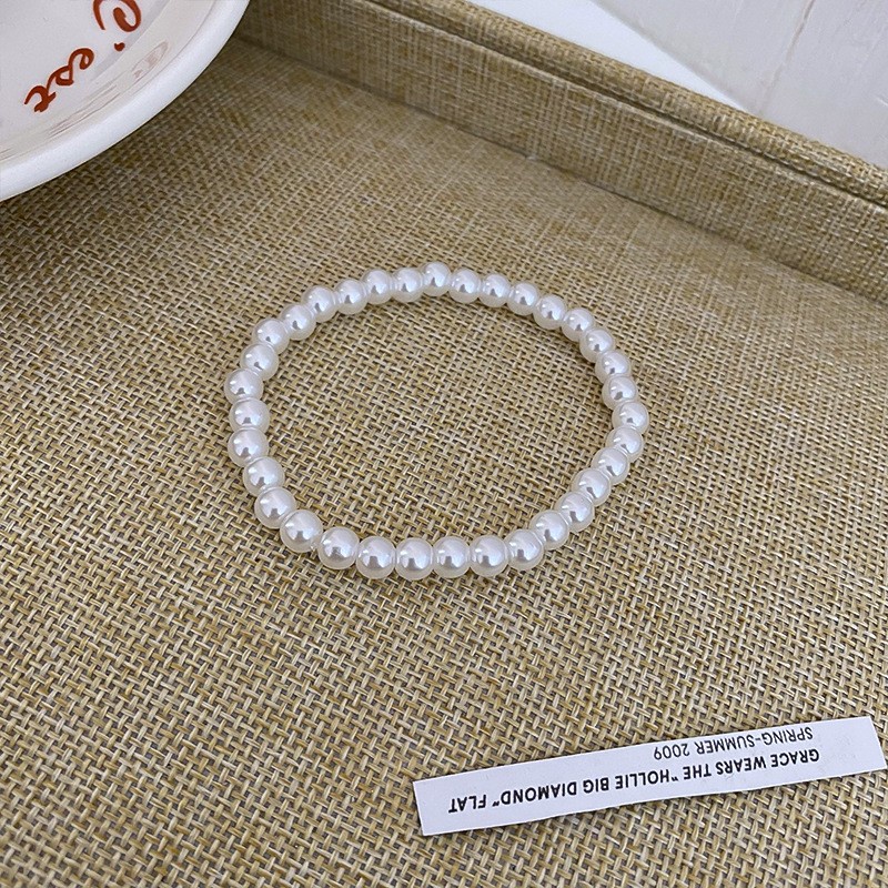 1 Vòng Đeo Tay Ngọc Trai Hình Chữ T Thời Trang