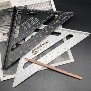 thước nhôm trắng ( 7 inch)