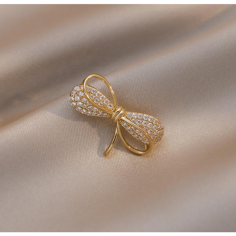 Ghim CàI ÁO HìNh Chú Ong Hoa ĐíNh NgọC Trai Giả ThờI Trang Cho Nữ