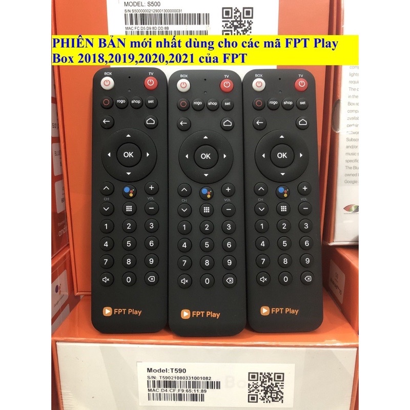 Điều Khiển FPT Play Box (Sử Dụng Giọng Nói Dùng Cho Box 2018 2019 2020 2021)