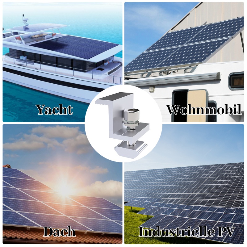 Giá Đỡ Tấm Pin Năng Lượng Mặt Trời Bằng Hợp Kim Nhôm
