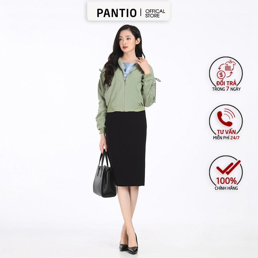 FAD9439 - Áo khoác nữ dáng Boom chun bo eo dài tay - PANTIO