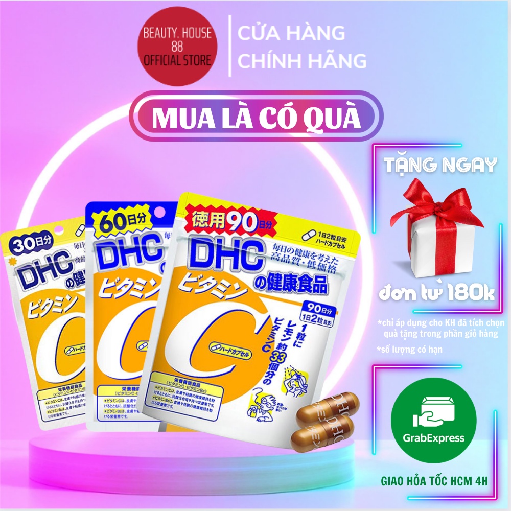 Viên uống vitamin c dhc sáng da nhật bản tacostore - ảnh sản phẩm 1