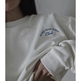 Sweater thêu work from home