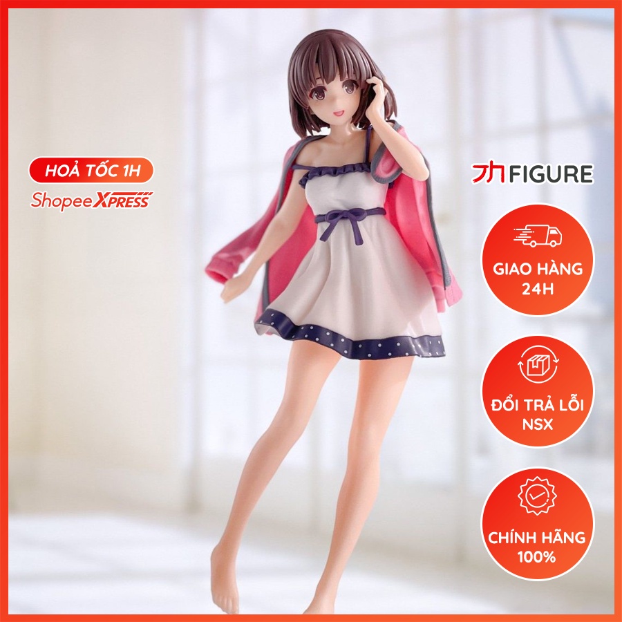 Mô Hình Figure Chính Hãng Anime Saekano How to Raise a Boring Girlfriend Fine, Megumi Kato, Room Wear Version, Nhật Bản