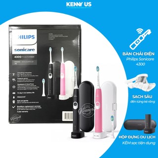 Bàn chải điện philips sonicare protectiveclean 4300 hx6402/85 chính hãng - kennyus.vn