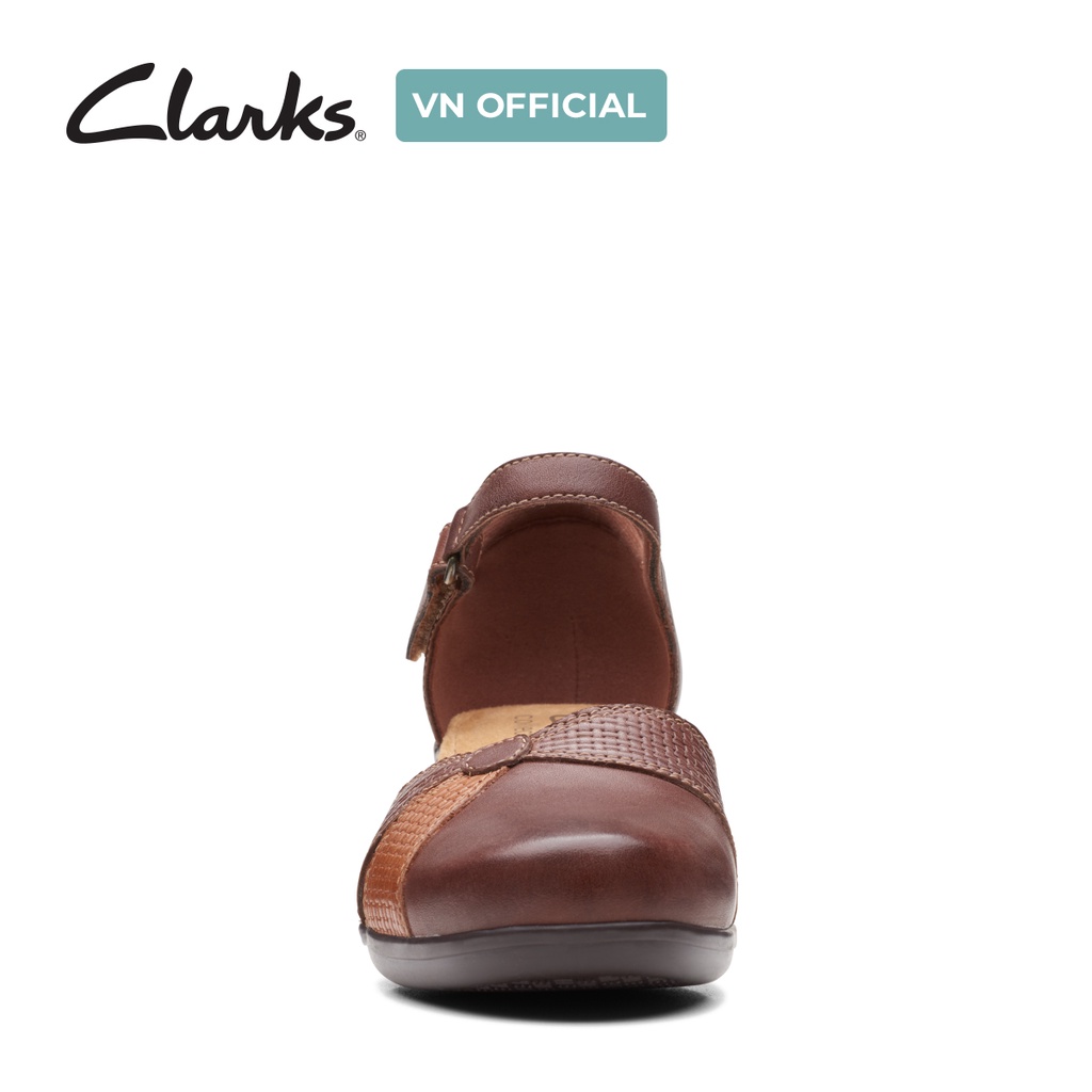 Sandal Da Nữ Clarks Emily Rae màu nâu