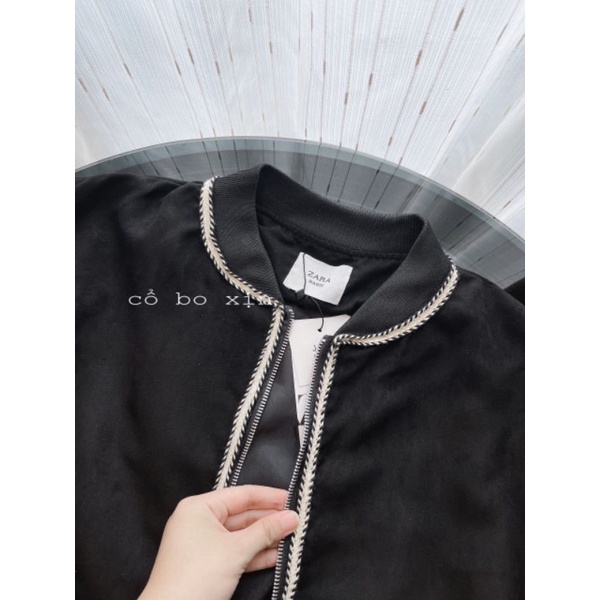 ÁO BOOMBER DA LỘN ĐEN VNXK KÈM ẢNH THẬT VÀ VIDEO SHOP QUAY