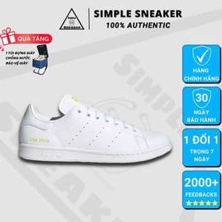 Giày adidas stan smith 💙chính hãng💙 adidas stan smith all white neon - giày stan smith unisex - simple sneaker