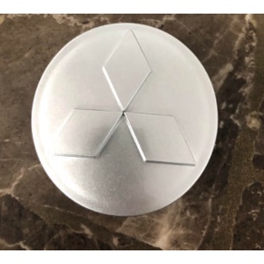 Logo chụp mâm, ốp lazang bánh xe ô tô Mitsubishi đường kính 60mm - 01 chiếc