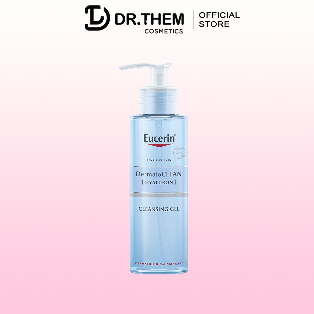 Sữa Rửa Mặt Eucerin cho Da Nhạy Cảm Eucerin DermatoCLEAN [HYALURON] Cleansing Gel 200ml