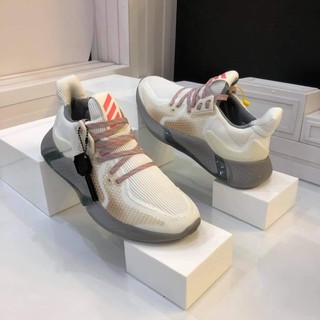 ⚡️ [FullBox &Bill] Giày Alphabounce InstinctM màu Trắng đế Đen sọc Đỏ