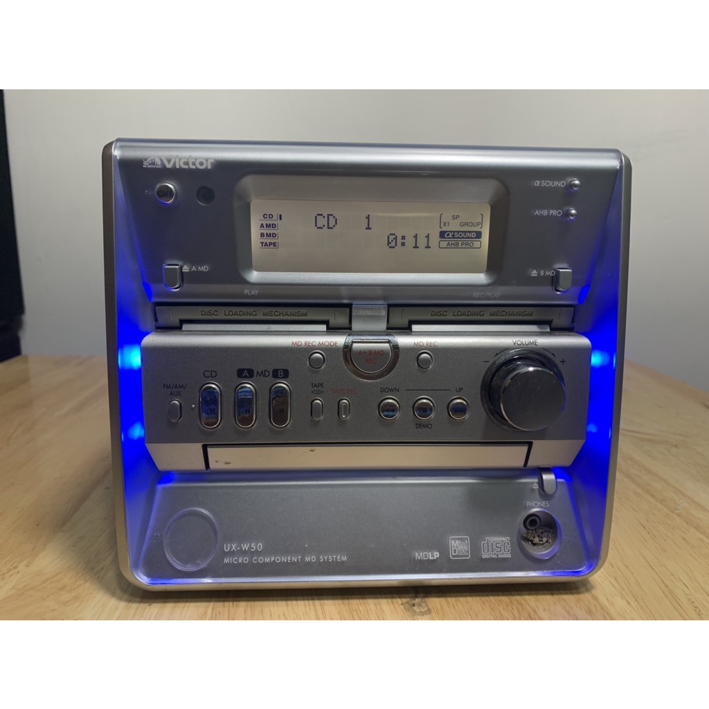 Bán Cục dàn amply victor CA - UXW50 hát hoàn hảo rẻ bèo 👉 Em Bán cục Dàn Mini Victor UXW50 không Loa 👉 CD hoạt động ho
