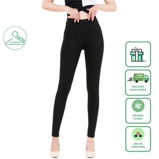 Quần Legging Nâng Mông cao cấp cạp cao chất cotton dẻo co giãn 4 chiều