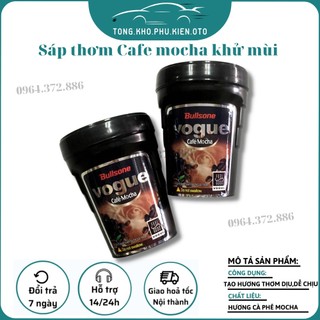 Sáp thơm ô tô hương Cafe Mocha Bull Sone Hàn Quốc.Nước hoa xe hơi cao cấp,Sáp cà phê khử mùi hiệu quả