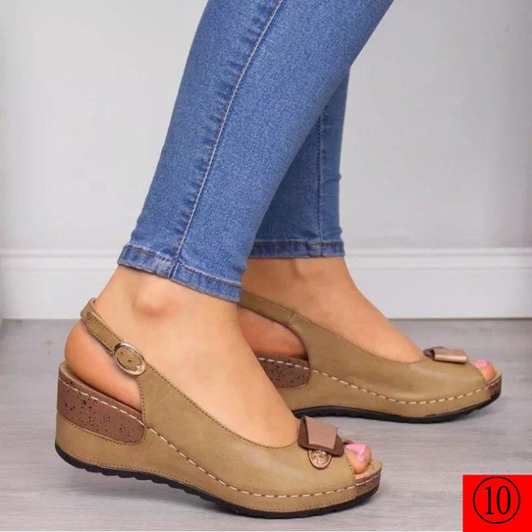 Giày Sandal Đế Xuồng Mềm Thoải Mái Thời Trang Mùa Hè 2022 Cho Nữ