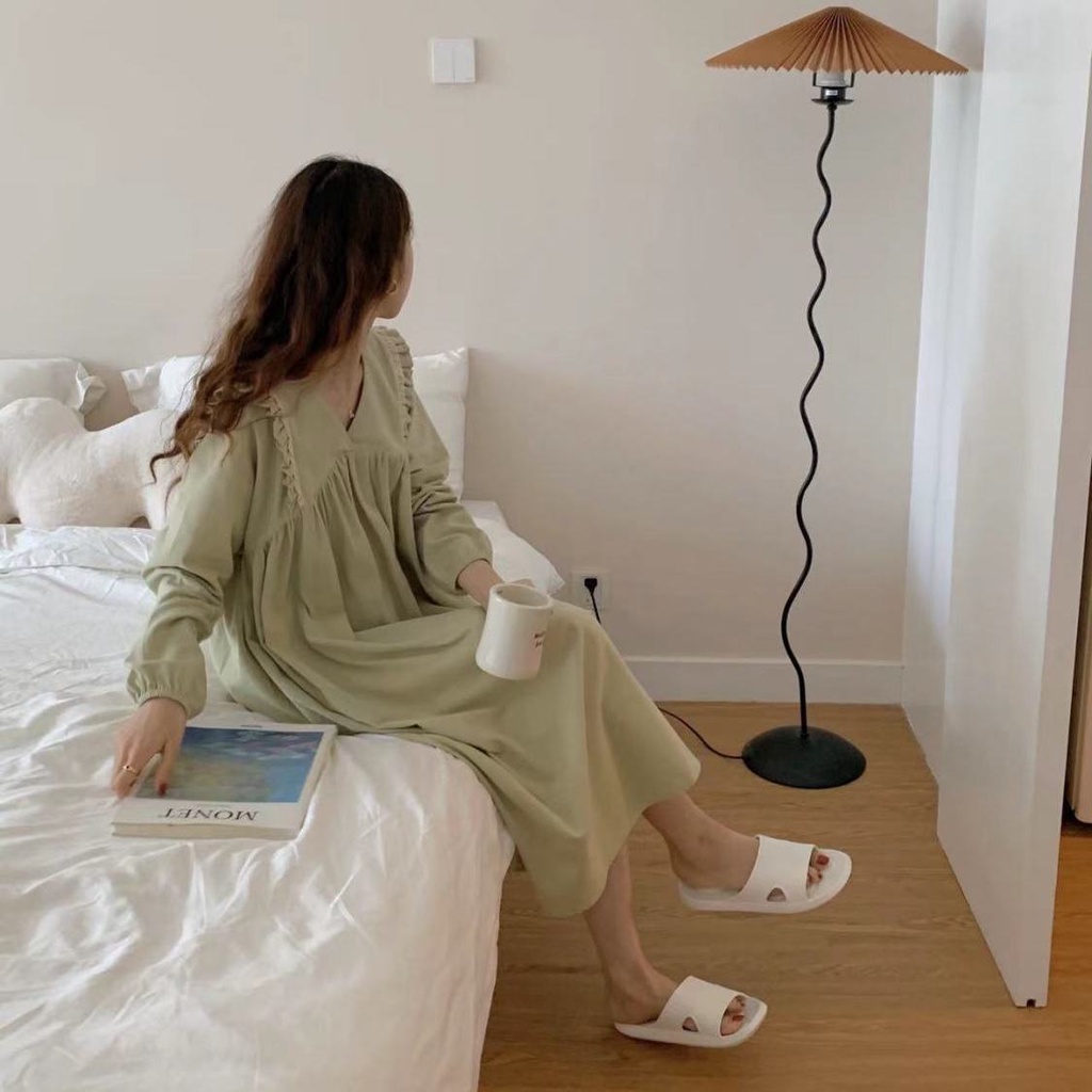 Bán Chạy#Đầm Ngủ Kiểu Pháp Thiết Kế Đơn Giản Xinh Xắn Cho Nữ