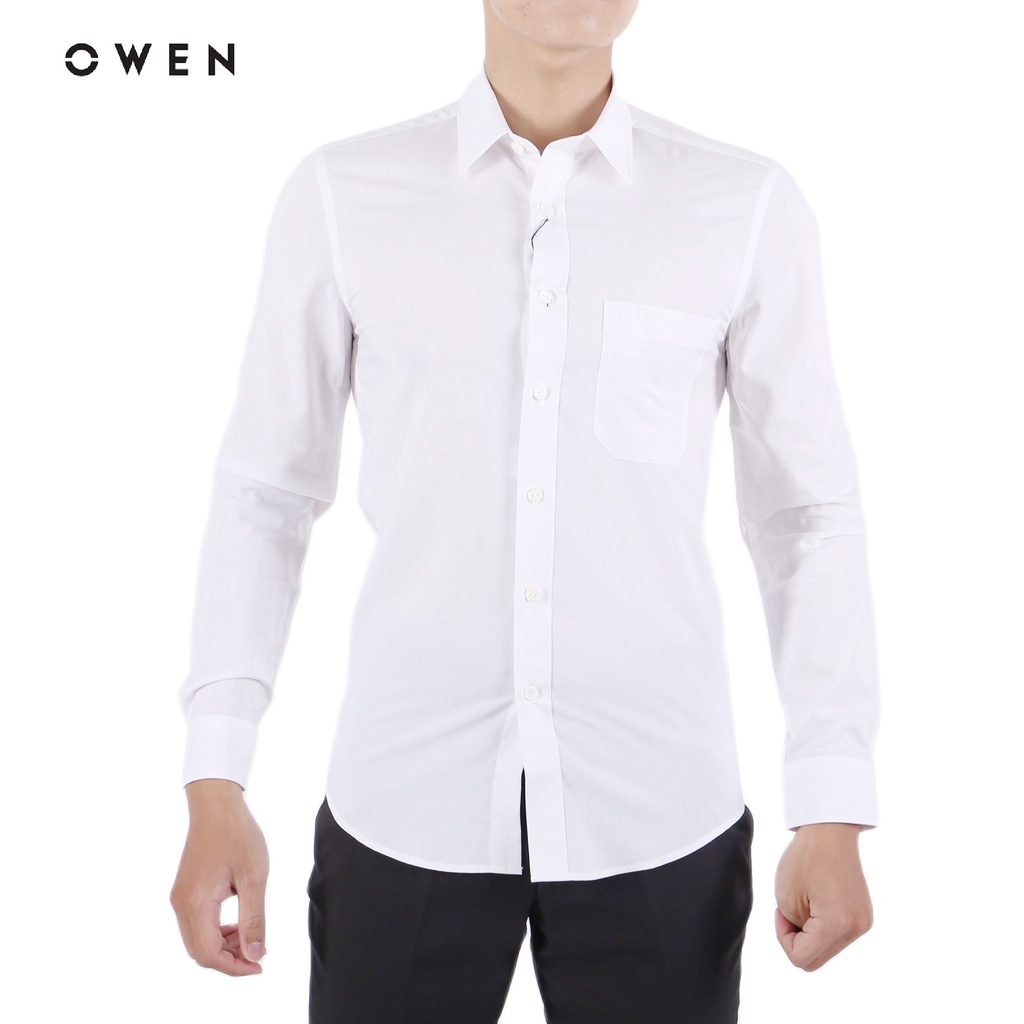 OWEN - Áo sơ mi dài tay Regular Fit màu trắng - AR23966D1