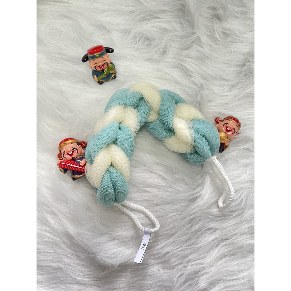 Bông Tắm Lưới Dài 9 Nút Siêu Mịn, Siêu Tạo Bọt, Loại Bỏ Tế Bào Chết - Iketokyo