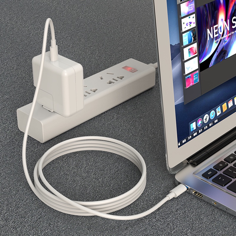 Dây cáp sạc nhanh 100w 5A Type-C to  Type-C chính hãng BOROFONE BX44 sạc được ipad macbook dài 1m/2m silicon