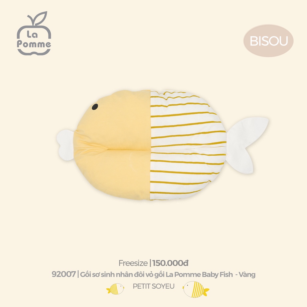 Gối sơ sinh La pomme cho bé