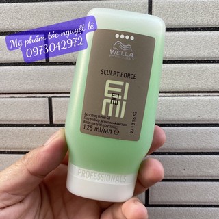 Gel giữ nếp tóc cứng và bóng mượt WELLA EIMI SCULPT FORCE 125ml