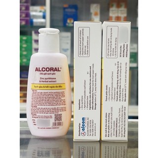 Dầu gội chống gàu Alcoral - 60ml