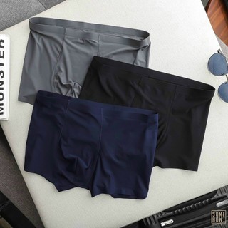 Boxer đúc su không viền quần lót nam boxer trơn PK190