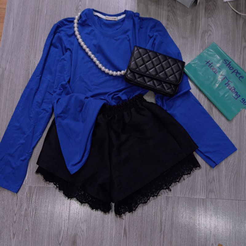 Áo phông rộng tay dài cá tính ( hình thật )