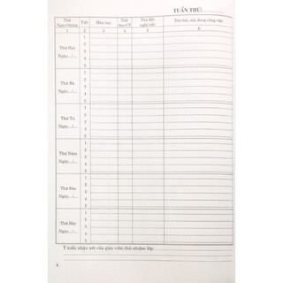 Sách - Sổ ghi đầu bài cấp 2