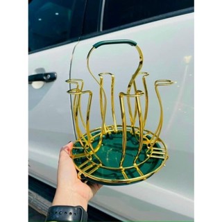 Giá úp cốc mạ vàng