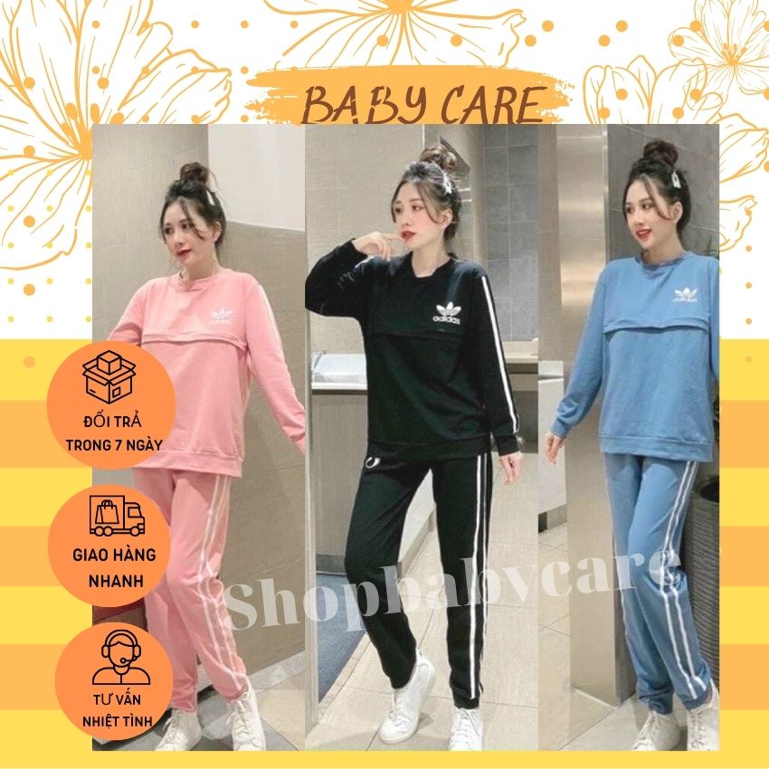 BỘ BẦU THU ĐÔNG KẾT HỢP SAU SINH CHẤT NỈ ẤM - BỘ SAU SINH DÀI TAY THỂ THAO THIẾT KẾ TIỆN LỢI CHO BÉ TUTI