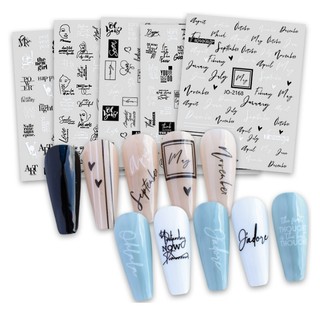 Sticker trang trí nail mã jo