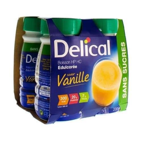 1 thùng Sữa Delical vị vani, dinh dưỡng cho người ung thư (6 lốc) 200ml/chai