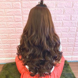 Tóc kẹp u xoăn dài đẹp cho nữ