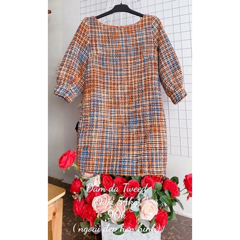 Đầm thu đông chất dạ , len đẹp