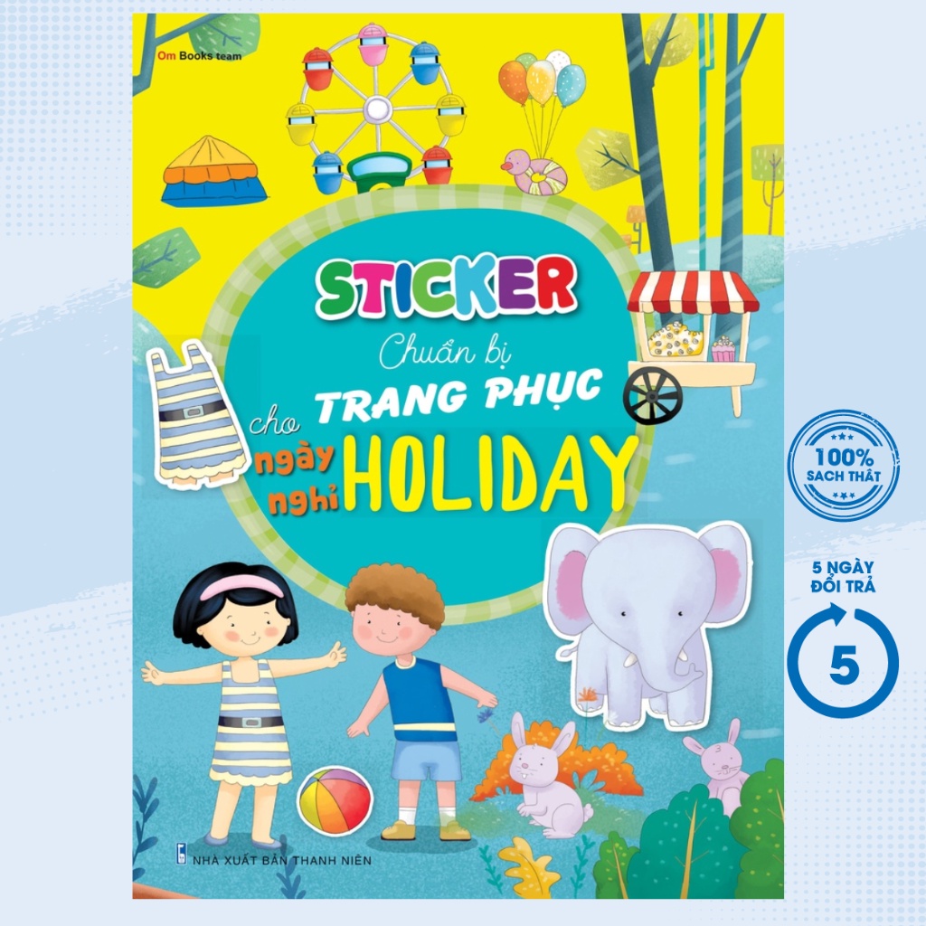 Sách - Sticker Chuẩn Bị Trang Phục Cho Ngày Nghỉ - Holiday
