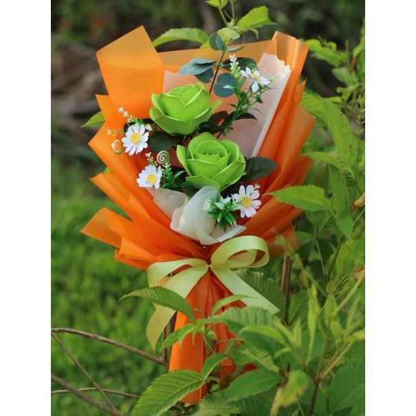 Bó Hoa Giả handmade  Làm Quà Tặng Xinh Xắn