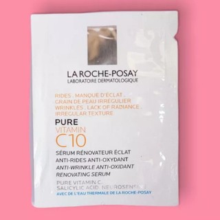 Gói serum vitamin c laroche posay làm trắng da mờ thâm chống lão hóa.