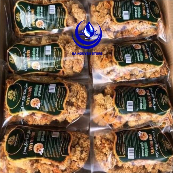 Cơm Cháy Chà Bông Gà Lá Chanh - Cơm Cháy/Cơm Sấy VẠN NGUYÊN - Đặc sản Gia Lai -  gói 420g