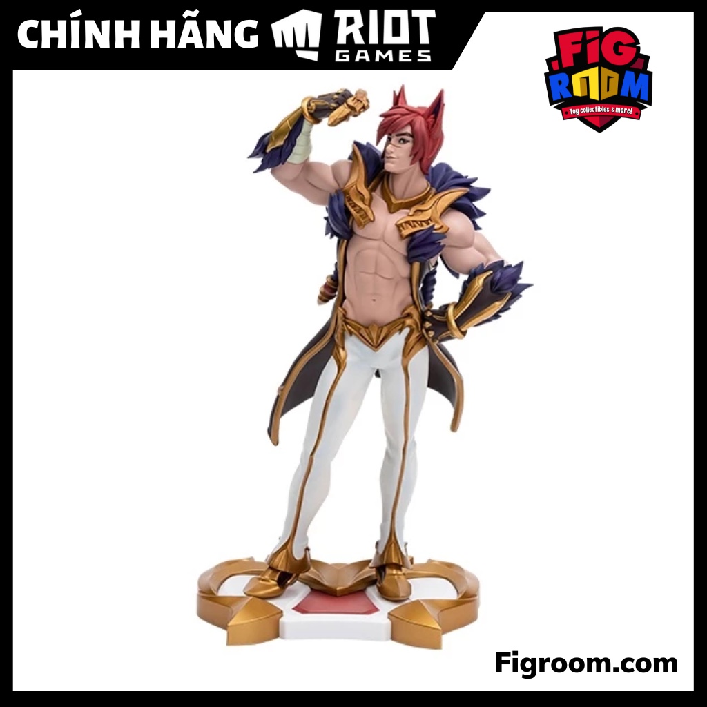 Mô hình LoL Sett Unlocked Statue 28cm Chính hãng Riot Games - Figure LMHT Liên Minh Huyền Thoại