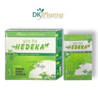 ✅Siro ho Hedeka Nguyên liệu nhập khẩu từ Pháp- Hộp 20 gói x 5ml
