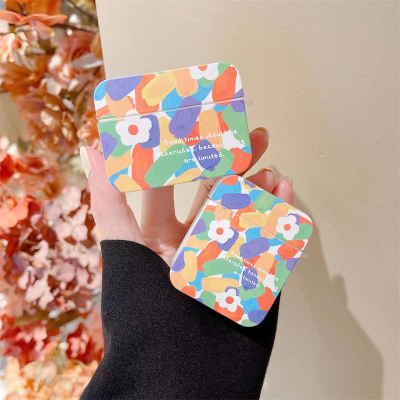 Vỏ Bảo Vệ Hộp Sạc Tai Nghe AirPods Pro AirPods3 Pro2 1 / 2 Airpods2 Generation gen3 Chống Sốc Họa Tiết Graffiti Nghệ Thuật Kiểu Hàn Quốc